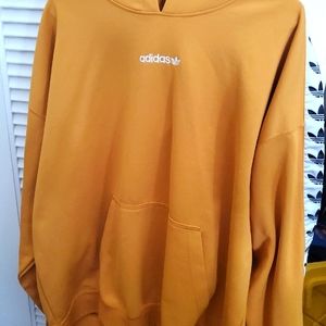 2XL Adidas Originals TNT Tape Mustard Hoodie